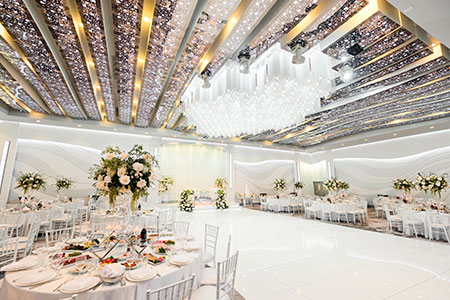 Modern Ballroom at Metropol Banquet Hall
